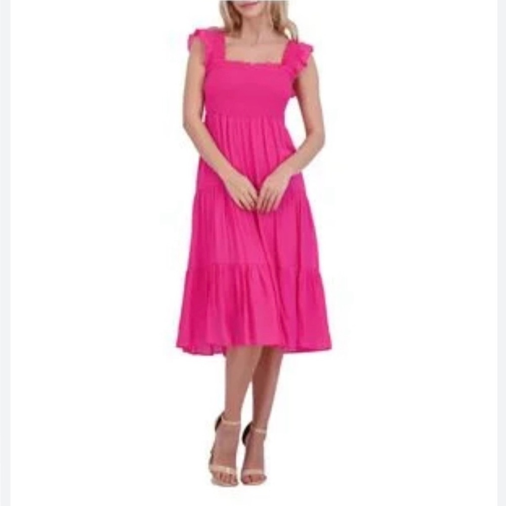 Nanette Lepore Pink Ruffled Garment